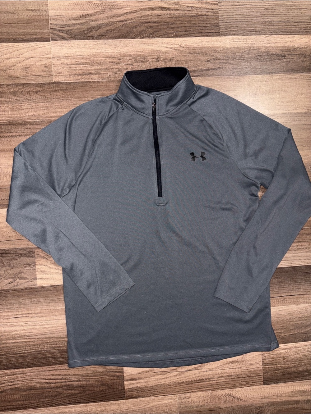 Under Armour Men’s Steel Gray Quarter-Zip Performance Jacket